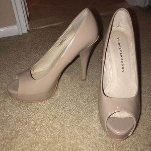 Chinese Laundry Hotness Nude Pumps (Size 8.5)